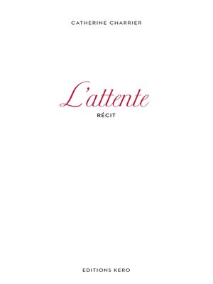 cover image of L'attente